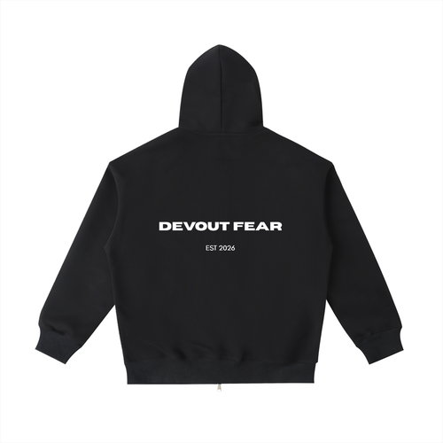 (DEVOUT FEAR) Essential Heavyweight Pocket Hoodie
